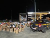 carga-com-18,2-mil-replicas-de-calcados-e-bolsas-e-apreendida-na-br-232-em-sao-caetano