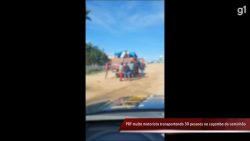 video:-prf-flagra-motorista-transportando-30-pessoas-na-cacamba-do-caminhao-em-caetes